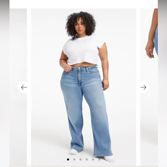 Good American Good Skate Jeans - Picture 1 of 8